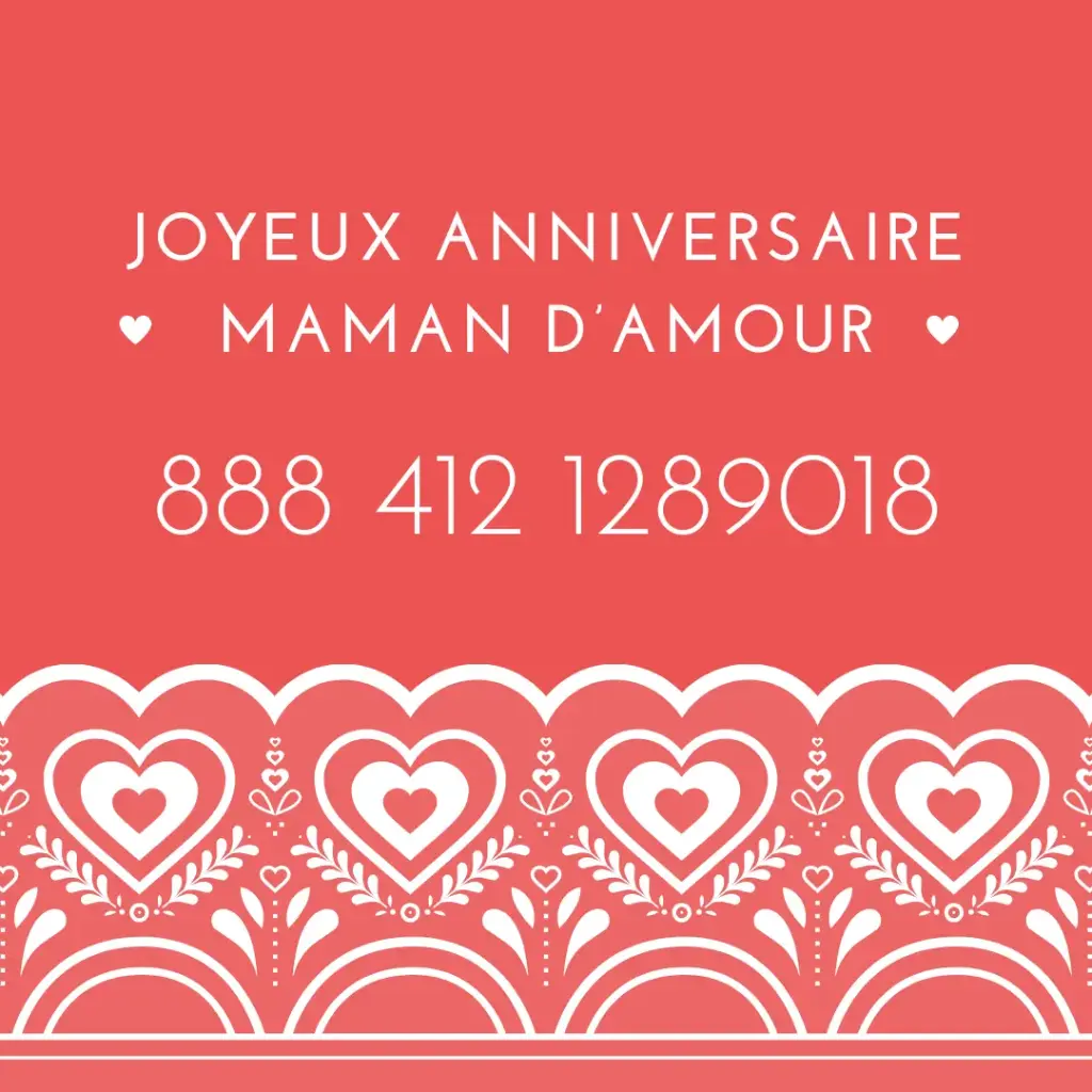 Carte Anniversaire Maman