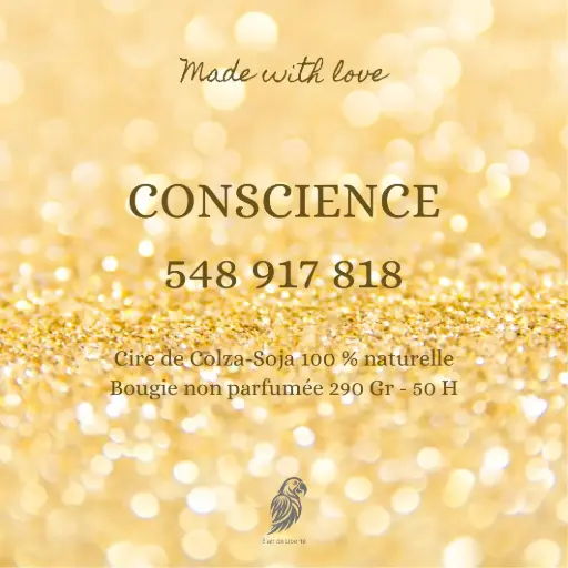 Bougie Non Parfumée Conscience