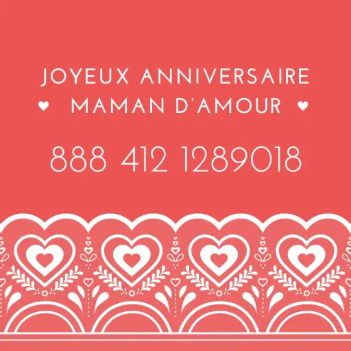 Carte Anniversaire Maman